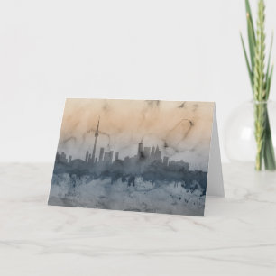 Toronto Canada Skyline Kaart