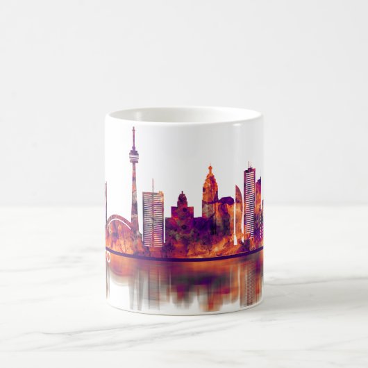 Toronto Canada Skyline Koffiemok (Center)