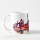 Toronto Canada Skyline Koffiemok (Links)