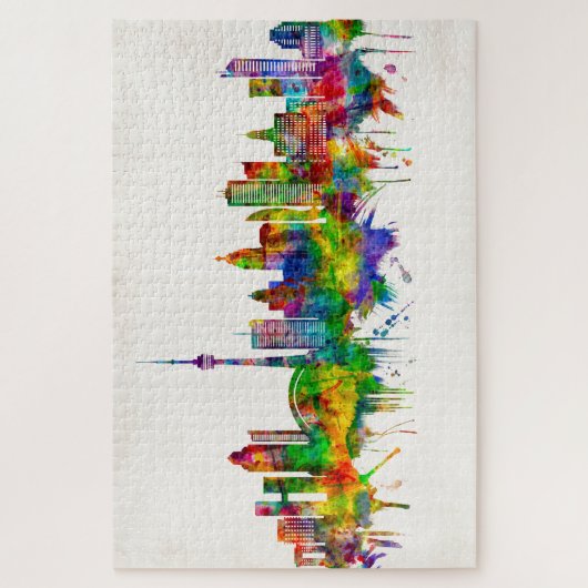 Toronto Canada Skyline Legpuzzel (Verticaal)