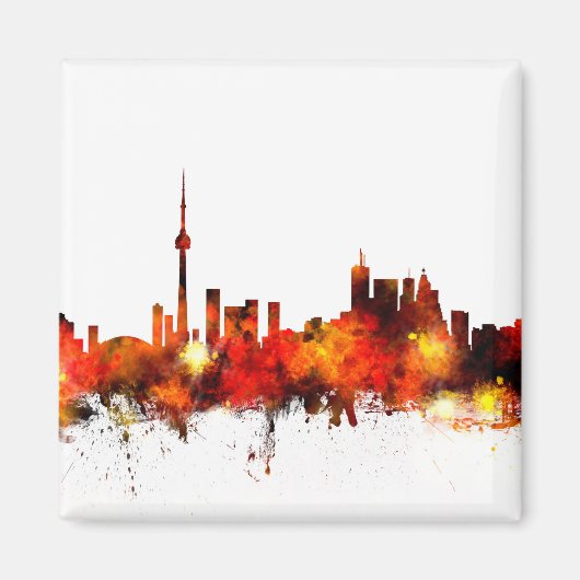 Toronto Canada Skyline Magneet (Voorkant)