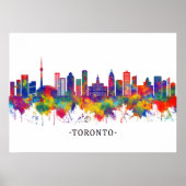 Toronto Canada Skyline Poster (Voorkant)