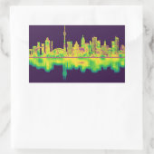 Toronto Canada Skyline Rechthoekige Sticker (Tas)
