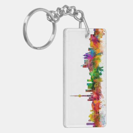 Toronto Canada Skyline Sleutelhanger (Voorkant Links)