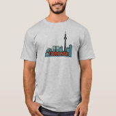 Toronto Canada Skyline T-shirt (Voorkant)