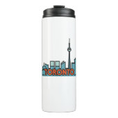 Toronto Canada Skyline Thermosbeker (Voorkant)