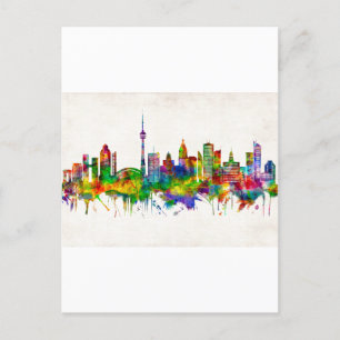 Toronto Canada Skyline Uitnodiging Briefkaart