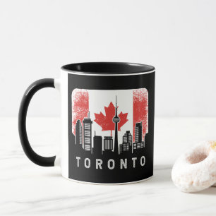 Toronto Canada Skyline  vlag Mok