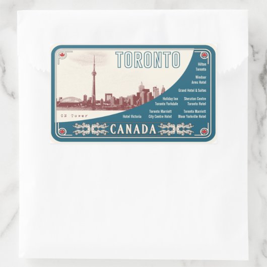 Toronto Canada sticker (Tas)