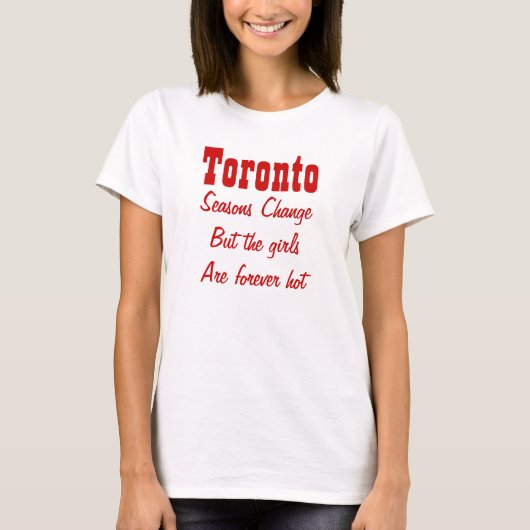 Toronto Canada T-shirt (Voorkant)