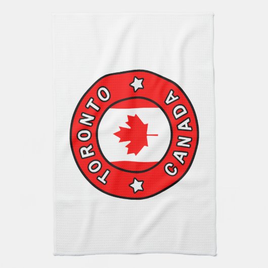 Toronto Canada Theedoek (Verticaal)