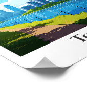 Toronto Canada Travel  Illustratie Poster (Hoek)