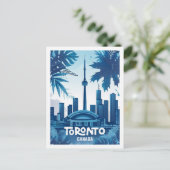 Toronto Canada Vintage Beroemde Reisplaats Briefkaart (Staand voorkant)