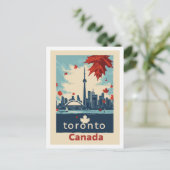 Toronto Canada Vintage Beroemde Reisplaats Briefkaart (Staand voorkant)