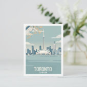 Toronto Canada Vintage Beroemde Reisplaats Briefkaart (Staand voorkant)