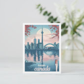 Toronto Canada Vintage Beroemde Reisplaats Briefkaart (Staand voorkant)
