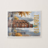 Toronto Canada Vintage Reis Legpuzzel (Horizontaal)