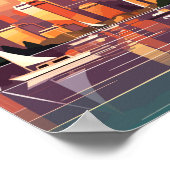 Toronto Canada vintage reisillustratie Poster (Hoek)