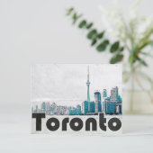 Toronto Canada Vintage Travel Briefkaart (Staand voorkant)