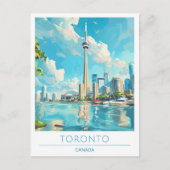 Toronto Canada Vintage Travel Briefkaart (Voorkant)
