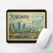 Toronto Canada Vintage Travel Muismat (Met muis)
