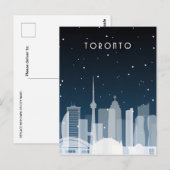Toronto Canada Vintage Travel skyline ontario Briefkaart (Voorkant / Achterkant)