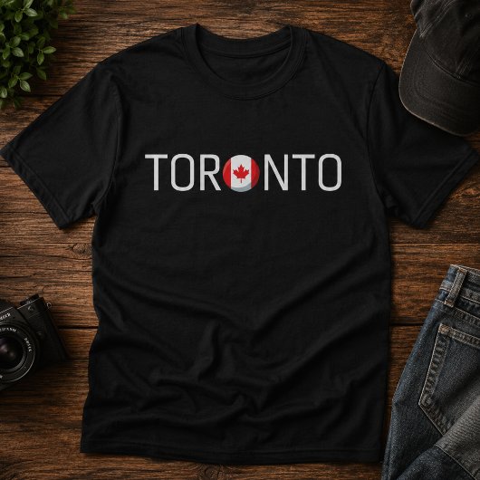 Toronto Canada Vlag T-shirt