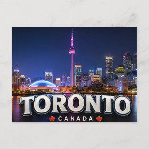 Toronto Canada Waterfront Skyline Stedelijke Explo Briefkaart