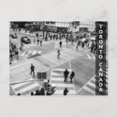 Toronto, Canada: Yonge-Dundas Intersection in B&W Briefkaart (Voorkant)