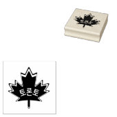 TORONTO Canadees Maple Leaf in Koreaans Rubberstempel (Gestempeld)