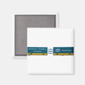 Toronto, Canda-straatinterstatelijk bord Magneet (Voorkant / Achterkant)