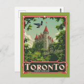 Toronto:  Casa Loma Briefkaart (Voorkant / Achterkant)