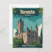 Toronto:  Casa Loma Briefkaart (Voorkant / Achterkant)