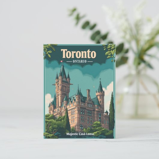 Toronto: Casa Loma Briefkaart (Staand voorkant)