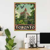 Toronto:  Casa Loma Poster (Thuiskantoor)