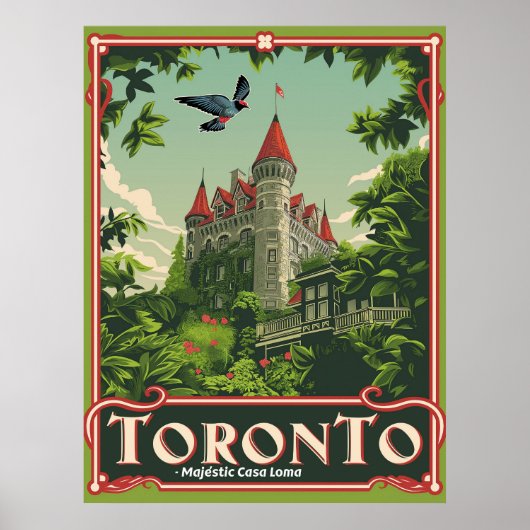 Toronto:  Casa Loma Poster (Voorkant)