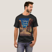 Toronto Charm Geweven in Brick & Light T-shirt (Voorkant volledig)