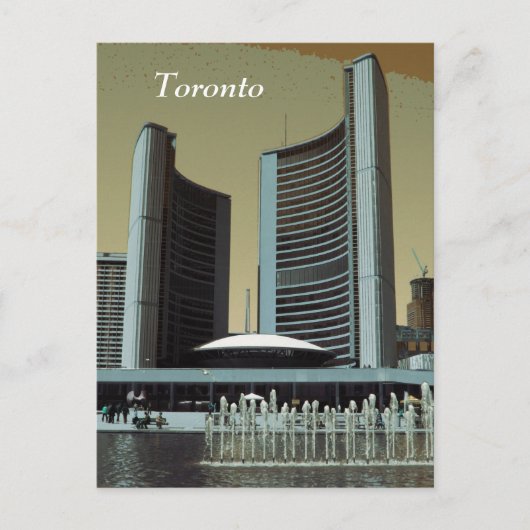 Toronto City hall Briefkaart (Voorkant)