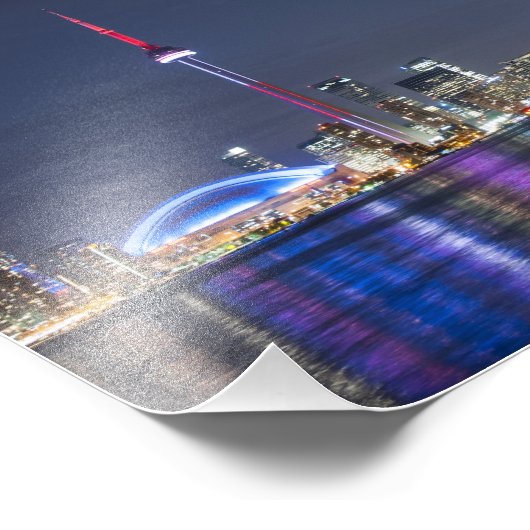 Toronto City Skyline Foto Afdruk (Hoek)