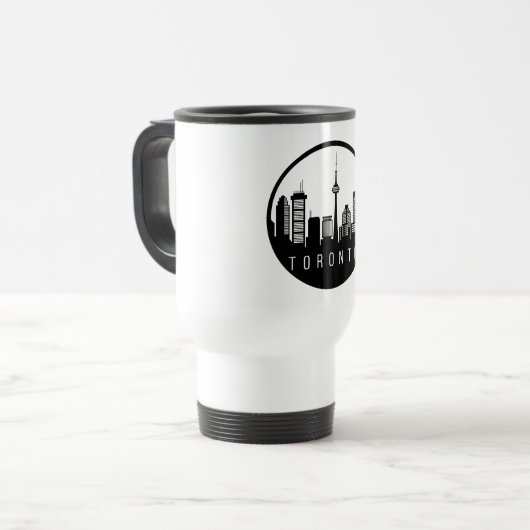 Toronto City Skyline Reisbeker (Voorkant links)