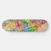 Toronto City Street Map Persoonlijk Skateboard (Horizontaal)
