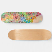 Toronto City Street Map Persoonlijk Skateboard (Horizontaal)