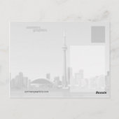 toronto cityscape briefkaart (Achterkant)