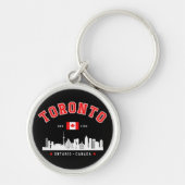 Toronto Cityscape, Canada Sleutelhanger (Voorkant)