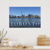 toronto cityscape poster (Keuken)