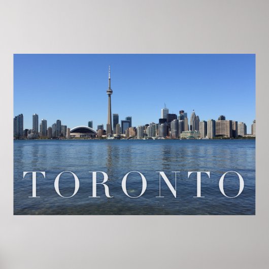 toronto cityscape poster (Voorkant)