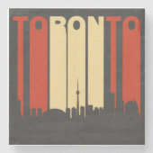  toronto Cityscape Stenen Onderzetter (Voorkant)