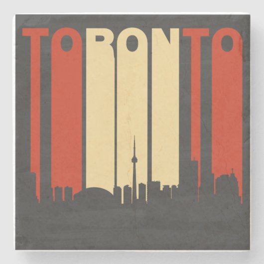  toronto Cityscape Stenen Onderzetter (Voorkant)