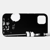 Toronto CN-toren zwart-wit sjabloon Case-Mate iPhone Case (Achterkant (horizontaal))