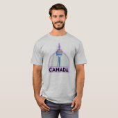 Toronto CN Tower Canada Landmark Grafisch T-shirt (Voorkant volledig)
